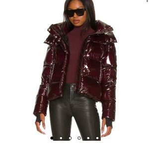 SAM Burgundy Puffer Jacket